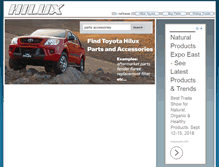 Tablet Screenshot of hilux.com